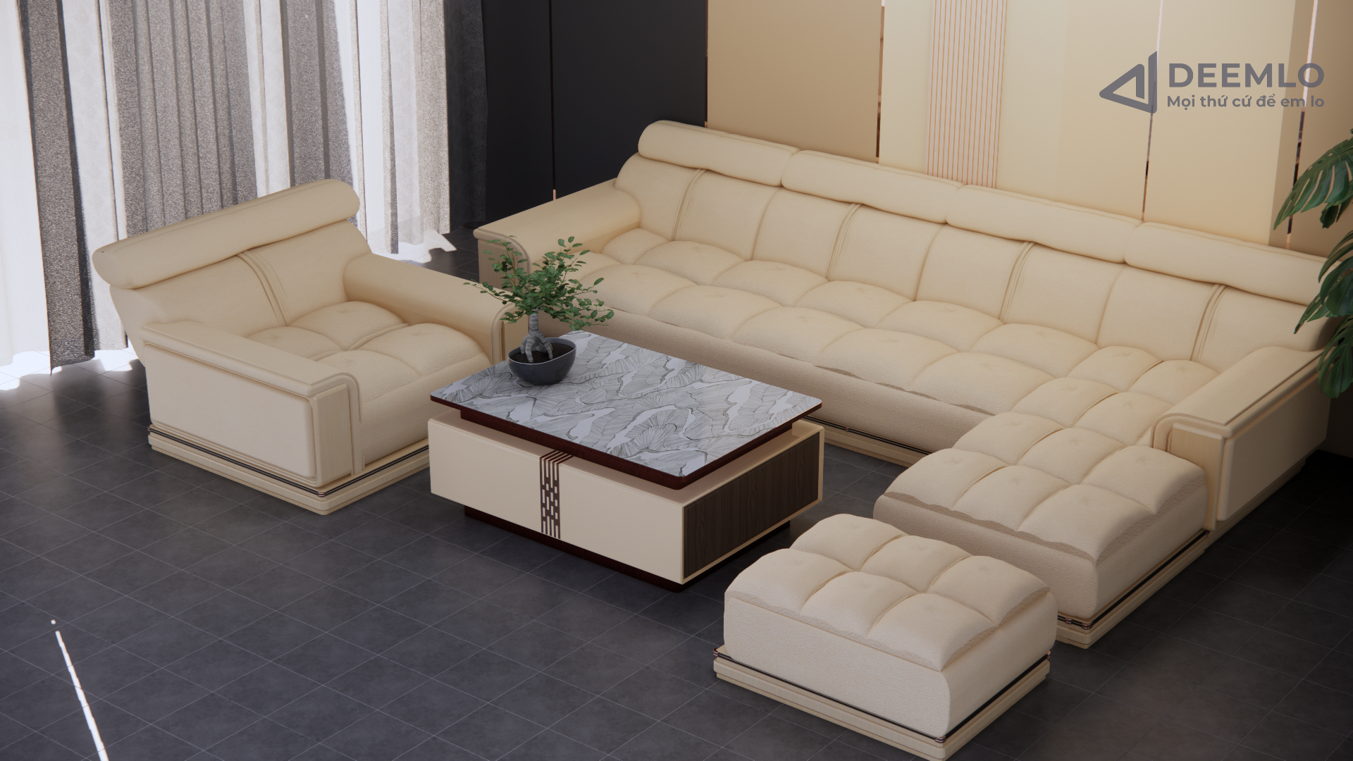 Dựng Mô Hình Sofa 3D SketchUp Chuyên Nghiệp